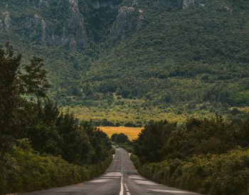 droga w górach czechy